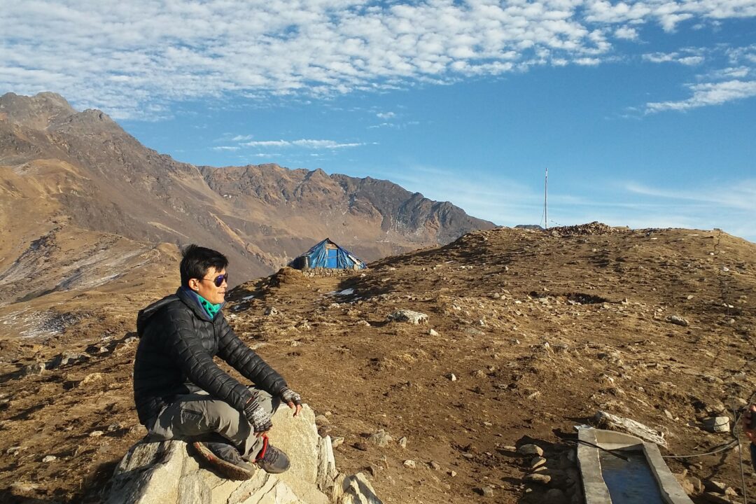 Meditation in Khopra Trek