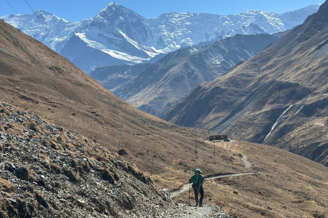 On the way to Yak Kharka – Annapurna Circuit Trek