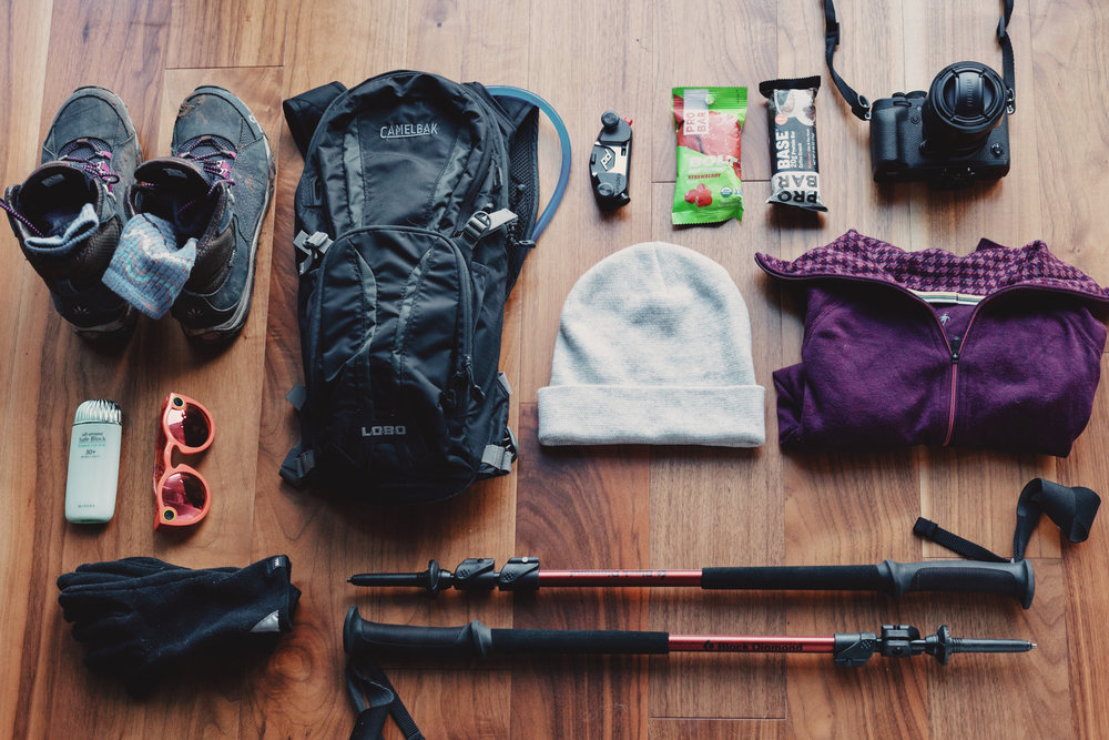packing list for trek