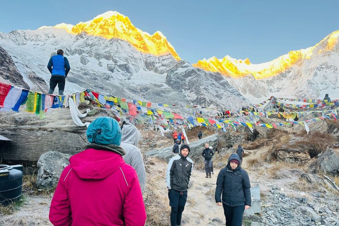 elena in annapurna base camp