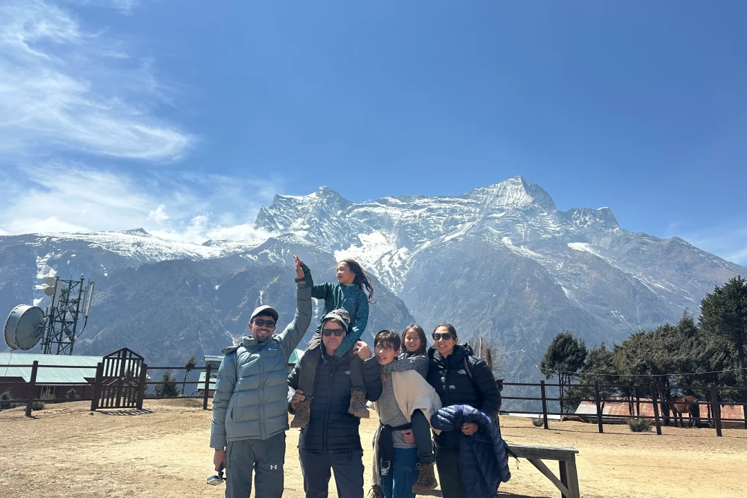 Everest panorama view