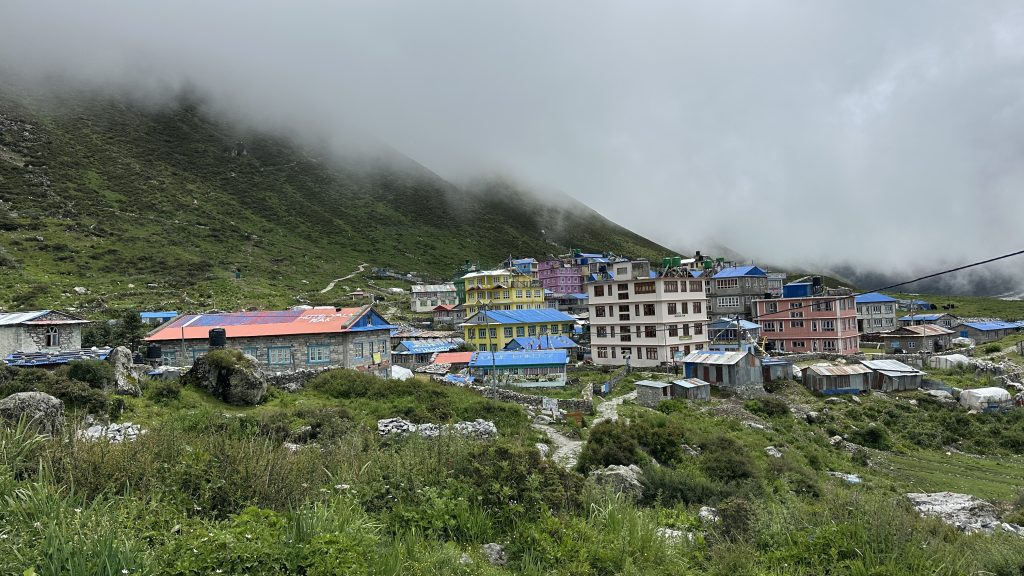 Kyanjin Gompa village in Langtang Valley, Nepal