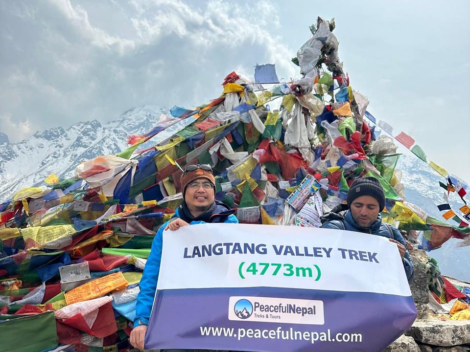 Langtang Valley with Banner
