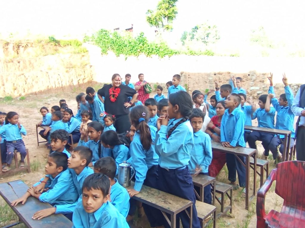 Volunteer Programme in gorkha namjung school