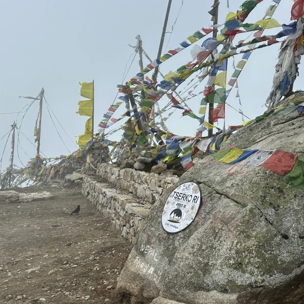 Tserko Ri viewpoint in Langtang Valley, Nepal