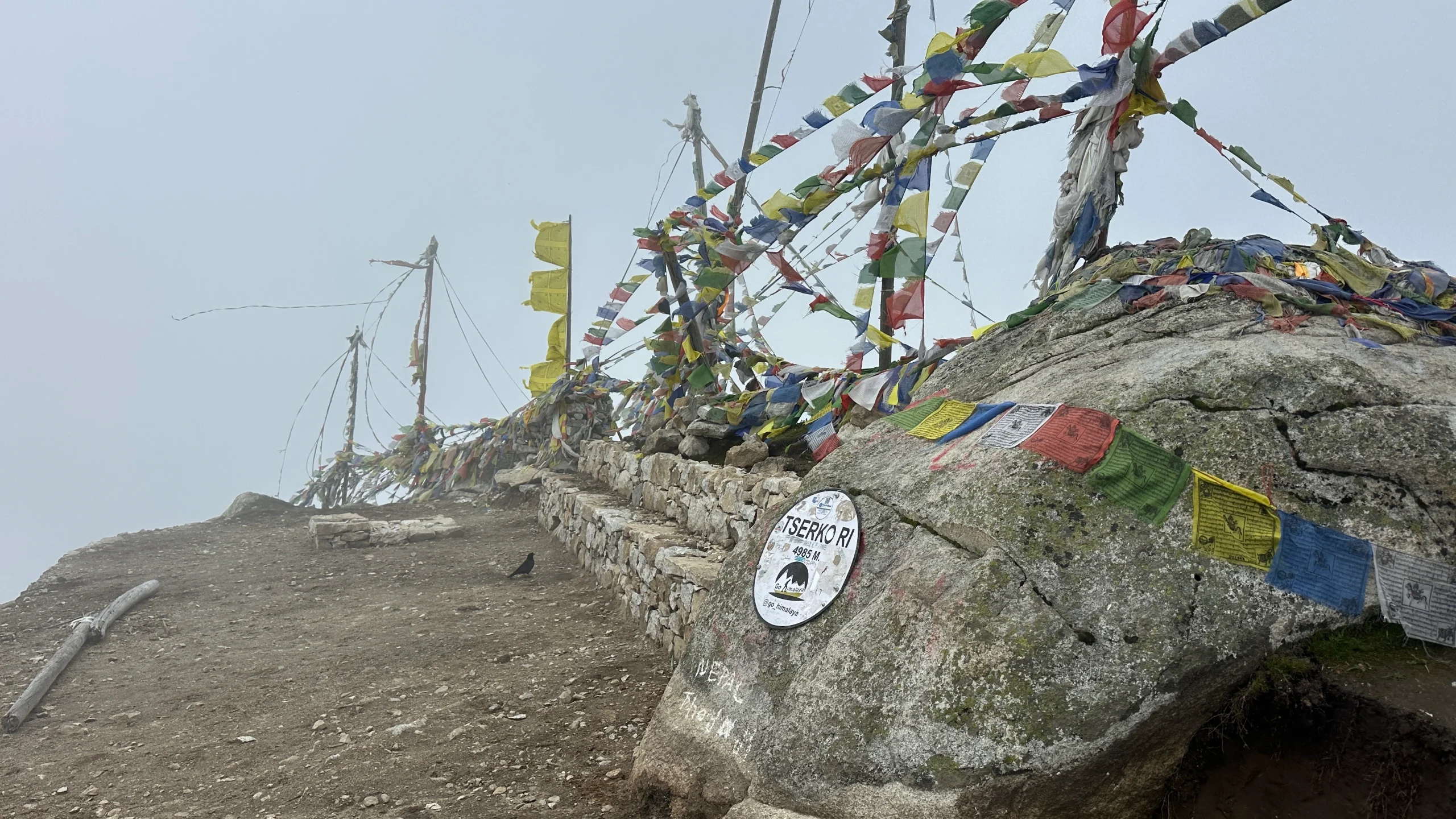 Tserko Ri viewpoint in Langtang Valley, Nepal